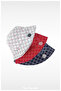 100% Cotton Sun Hat with Anchor for Children (Ages 4-8) (Size 52) - 3