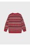 Red Boy's Patterned Sweater 4308 - 2