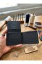 - 100% Genuine Leather Handmade Black Wallet Long-Lasting