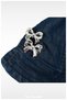 100% Cotton (1-3 Years) Denim Children's Fisherman Hat ((48-50 cm)