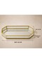 Octagonal Glass Presentation Bowl - 42Cmx23 cm - 2