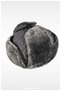 70% Acrylic, 30% Cotton, Waterproof Fur Quilted Russian Pilot Hat with Stitching Detail (Masked) - 3