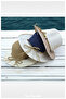 Double Color Luxury Straw Girl's Hat (Age 3-8) - 4