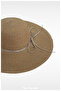 Luxury Straw Wide Brim Solid Color Beach Hat for Women - 3