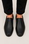 Men's Orthopedic Genuine Leather Shoes Black - 3