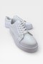 Men's Faylon Sole Sneaker Genuine Leather Shoes White - 2