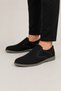 Men's Orthopedic Nubuck Genuine Leather Shoes Black - 5