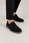 Men's Orthopedic Nubuck Genuine Leather Shoes Black