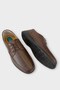 Men's Orthopedic Comfort Sole Genuine Leather Shoes Brown - 4