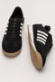 Men's Comfortable Sole Soft Lightweight Sneaker Sports Shoes Black - White - 7