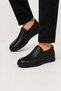 Men's Orthopedic Genuine Leather Shoes Black - 5