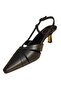 N2548 Genuine Leather Heeled Shoes - 3