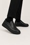 Men's Thermo Sole Genuine Leather Shoes Black