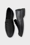 Men's Poly Sole Genuine Leather Shoes Black - 6