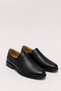 Men's Orthopedic Genuine Leather Shoes Black - 4