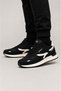 Men's Orthopedic Skin Thermo Sole Sports Shoes Black White - 3