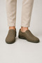 Men's Orthopedic Nubuck Genuine Leather Shoes Beige - 5
