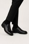 Men's Eva Sole Genuine Leather Shoes Black - 3