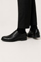 Men's Eva Sole Genuine Leather Shoes Black - 2