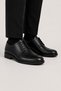 Men's Thermo Sole Genuine Leather Shoes Black