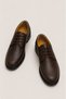 Men's Orthopedic Genuine Leather Shoes Brown - 3