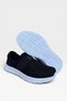 Men's Airfile Faylon Sole Aqua Sports Shoes Black White - 5