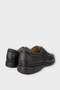 Men's Orthopedic Comfort Sole Genuine Leather Shoes Black - 5