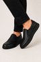 Men's Orthopedic Genuine Leather Shoes Black - 3