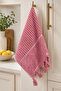 100% Cotton 6 Pieces 30X50 Tied Hand Towels |   Kitchen Towel |   Drying Cloth - 2