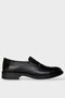 Men's Thermo Sole Genuine Leather Shoes Black