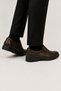 Men's Orthopedic Comfort Sole Genuine Leather Shoes Brown - 2