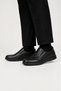 Men's Orthopedic Heel Supported Comfort Thermo Sole Genuine Leather Shoes Black