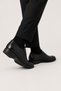 Men's Eva Sole Genuine Leather Shoes Black - 4