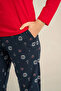 Mother & Daughter Pajama Set, (Sold Separately), 100% Cotton, with Pockets, the Most Wonderful Time Print, Elasticized Cuffs, New Year's Concept - 7