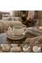 Minimal Cat Figured Ceramic Coffee Cup Set Modern Turkish Coffee Cup Set Stylish Elegant Special 93 ml - 2