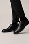 Men's Orthopedic Genuine Leather Shoes Black - 2