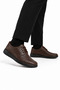 Men's Orthopedic Heel Supported Comfort Genuine Leather Shoes Brown - 4