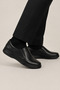Men's Orthopedic Genuine Leather Shoes Black - 5