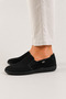 Men's Orthopedic Nubuck Genuine Leather Shoes Black - 3