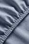Cotton Double Bed |   Single Elastic Sheet Dark Gray - 4