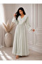 Cotton Maternity Nursing Robe - 2