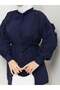 Seda Kolu Ruffled Tunic Navy Blue - 2