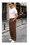 Men's Baggy Pleated Corduroy Fabric Pants