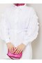 Seda Ruffled Sleeves Tunic White - 2