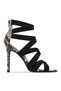 High Heel Sandals with Elastic Ankle Strap - 7