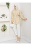 Seda Kolu Ruffled Tunic Stone