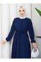 SÜEDA ELBİSE LACİVERT - 4