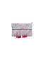 Duki Daso Women's Wine Antique Patterned Zippered Multi-Purpose Shoulder Bag |   Summer Mt1657 Wine Single Bottle