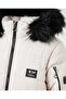 Faux Fur Collar Hooded Pocket Coat - 3