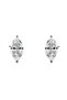 Silver earrings with zircons - Splendore